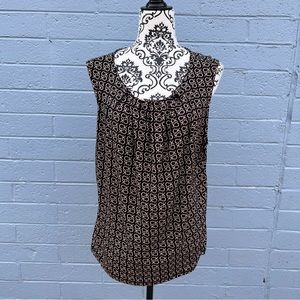 Calvin Klein Logo Sleeveless Blouse NWT